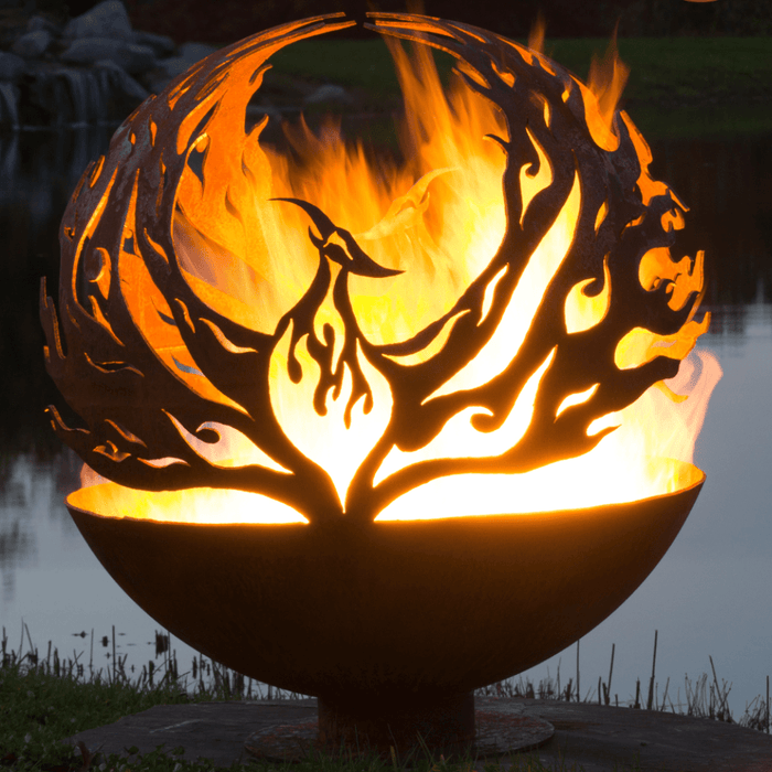 The Fire Pit Gallery 37-Inch Phoenix Rising Steel Fire Pit (7010037-37F)