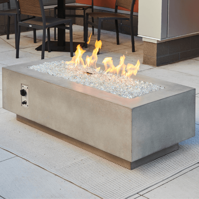 The Outdoor GreatRoom Company Cove 54-Inch Linear Gas Fire Pit Table (CV-54)