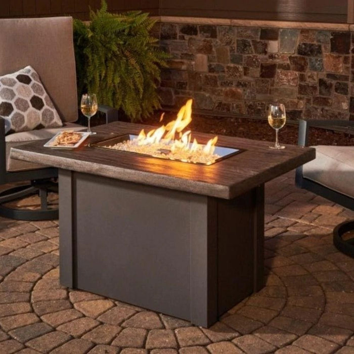 The Outdoor GreatRoom Company Havenwood 44-Inch Rectangular Gas Fire Pit Table