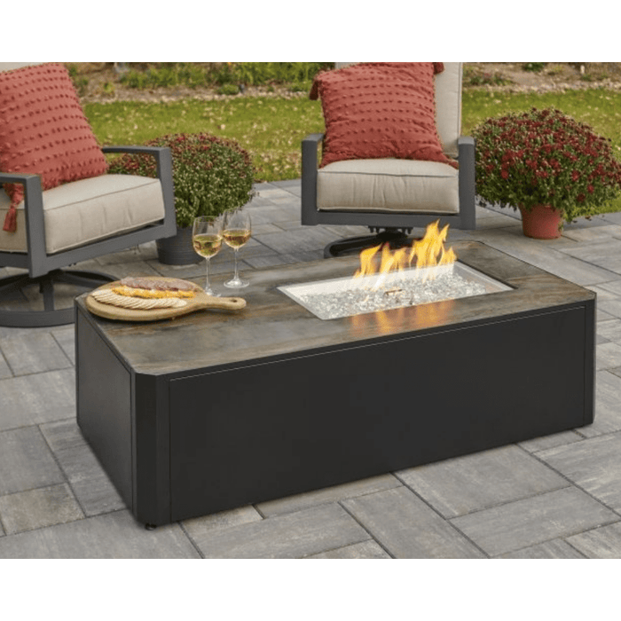 The Outdoor GreatRoom Company Kinney 55-Inch Linear Gas Fire Pit Table (KN-1224)