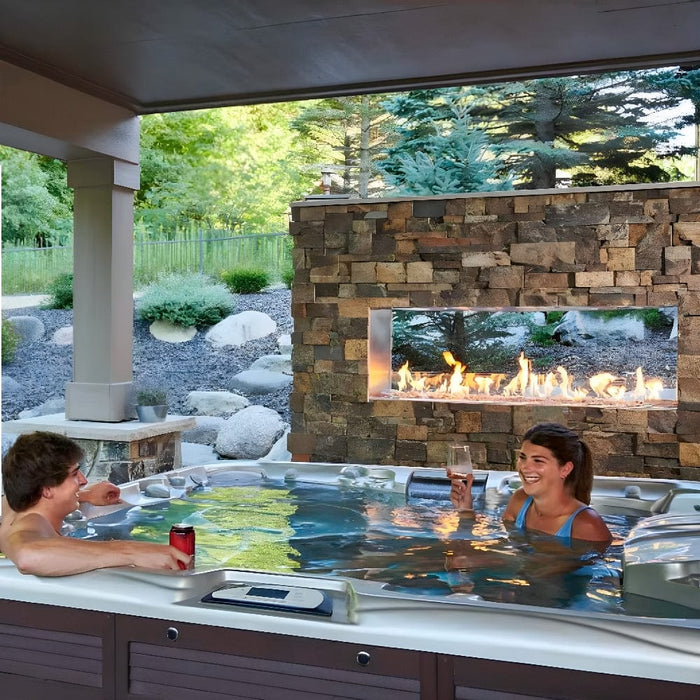 The Outdoor GreatRoom Company See-Through Ready to Finish Gas Fireplace