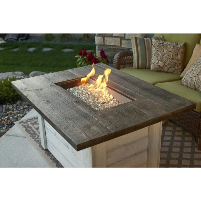 The Outdoor GreatRoom Company Alcott 48-Inch Rectangular Gas Fire Pit Table (ALC-1224)