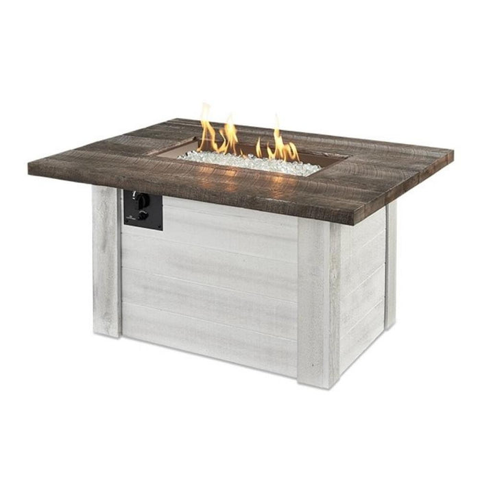 The Outdoor GreatRoom Company Alcott 48-Inch Rectangular Gas Fire Pit Table (ALC-1224)