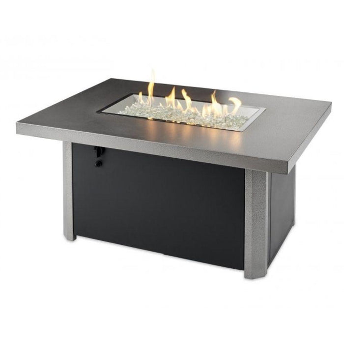 The Outdoor GreatRoom Company Caden 44-Inch Rectangular Gas Fire Pit Table