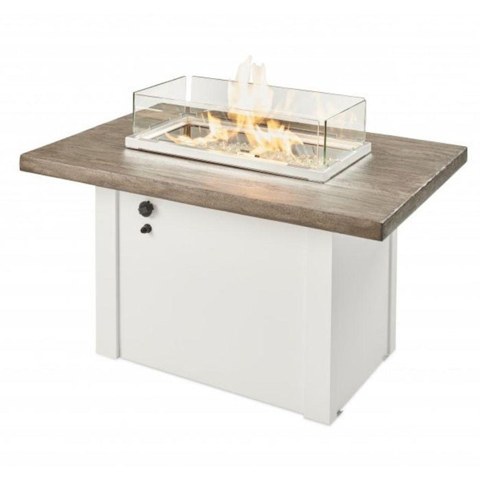 The Outdoor GreatRoom Company Havenwood 44-Inch Rectangular Gas Fire Pit Table