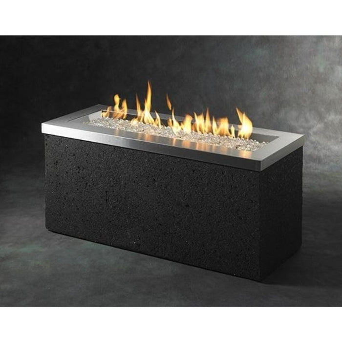 The Outdoor GreatRoom Company Key Largo Linear Gas Fire Pit Table