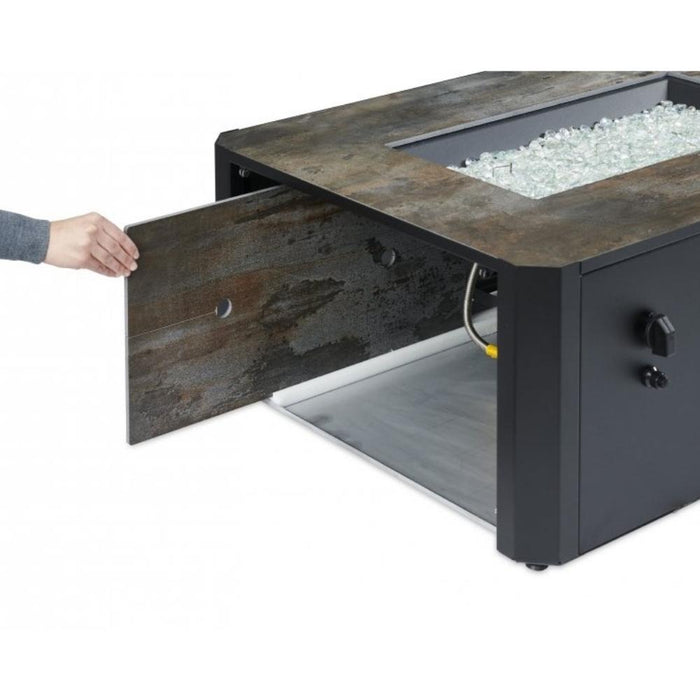 The Outdoor GreatRoom Company Kinney 55-Inch Linear Gas Fire Pit Table (KN-1224)