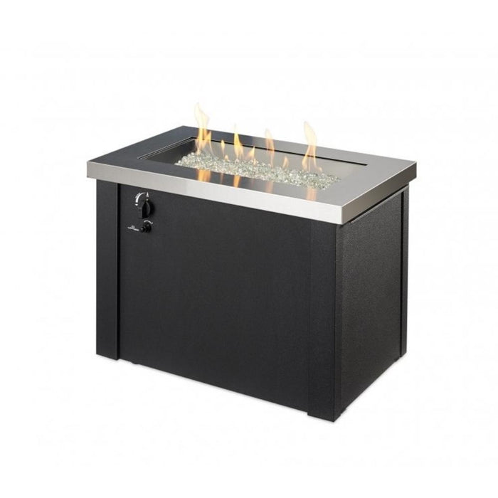 The Outdoor GreatRoom Company Providence Rectangular Gas Fire Pit Table