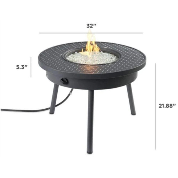 The Outdoor GreatRoom Company Renegade 32-Inch Round Portable Gas Fire Pit Table (RNG-32)