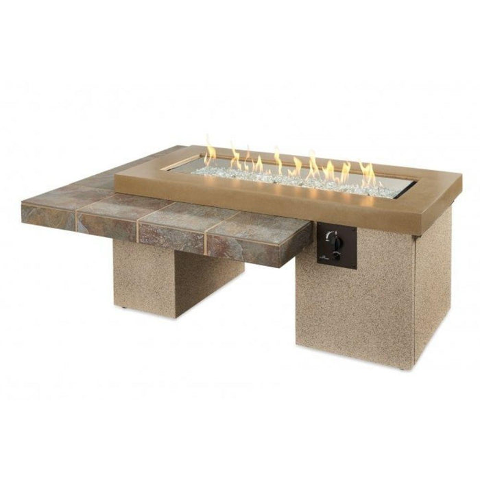 The Outdoor GreatRoom Company Uptown 65-Inch Linear Gas Fire Pit Table