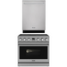 THOR Contemporary Package - 36" Electric Range and Dishwasher, THOR-AP-ARE36-C4