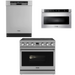 THOR Contemporary Package - 36" Electric Range, Dishwasher and Microwave, THOR-AP-ARE36-C28