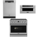 THOR Contemporary Package - 36" Electric Range, Dishwasher and Microwave, THOR-AP-ARE36-C29