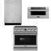 THOR Contemporary Package - 36" Electric Range, Dishwasher and Microwave, THOR-AP-ARE36-C31