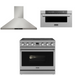 THOR Contemporary Package - 36" Electric Range, Range Hood and Microwave, THOR-AP-ARE36-C19