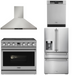 THOR Contemporary Package - 36" Electric Range, Range Hood, Refrigerator and Dishwasher, THOR-AP-ARE36-C42