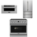 THOR Contemporary Package - 36" Electric Range, Refrigerator and Microwave, THOR-AP-ARE36-C35
