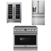THOR Contemporary Package - 36" Electric Range, Refrigerator and Wine Cooler, THOR-AP-ARE36-C39