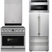 THOR Contemporary Package - 36" Electric Range, Refrigerator, Dishwasher and Microwave, THOR-AP-ARE36-C74