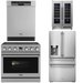 THOR Contemporary Package - 36" Electric Range, Refrigerator, Dishwasher and Wine Cooler, THOR-AP-ARE36-C81