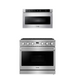 THOR Contemporary Package - 36" Gas Range and Microwave, THOR-AP-ARG36-A7