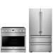THOR Contemporary Package - 36" Gas Range and Refrigerator, THOR-AP-ARG36LP-B5