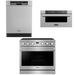 THOR Contemporary Package - 36" Gas Range, Dishwasher and Microwave, THOR-AP-ARG36LP-B29