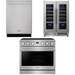 THOR Contemporary Package - 36" Gas Range, Dishwasher and Wine Cooler, THOR-AP-ARG36LP-B33