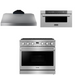 THOR Contemporary Package - 36" Gas Range, Range Hood and Microwave, THOR-AP-ARG36LP-B21