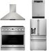 THOR Contemporary Package - 36" Gas Range, Range Hood, Refrigerator and Dishwasher, THOR-AP-ARG36-A42