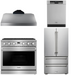 THOR Contemporary Package - 36" Gas Range, Range Hood, Refrigerator and Dishwasher, THOR-AP-ARG36LP-B44