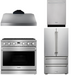 THOR Contemporary Package - 36" Gas Range, Range Hood, Refrigerator and Dishwasher, THOR-AP-ARG36LP-B45