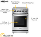 THOR Kitchen 24 in. Professional Electric Range in Stainless Steel, HRE2401