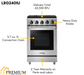 THOR Kitchen 24 in. Professional Gas Range in Stainless Steel, LRG2401U