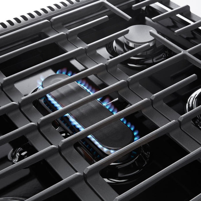 THOR Kitchen 30 in. 4.55 cu. ft. Professional Propane Gas Range in Stainless Steel, LRG3001ULP