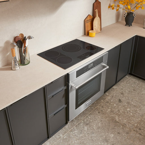 THOR Kitchen 30 In. Professional Electric Cooktop With 4 Burners in Black, TEC30