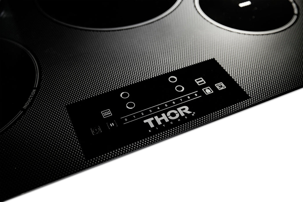 THOR Kitchen 30 Inch Built-In Induction Cooktop with 4 Elements, TIH30