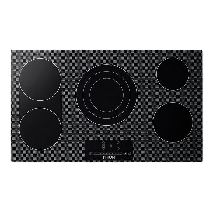 THOR Kitchen 36 In. Professional Electric Cooktop in Black, TEC36