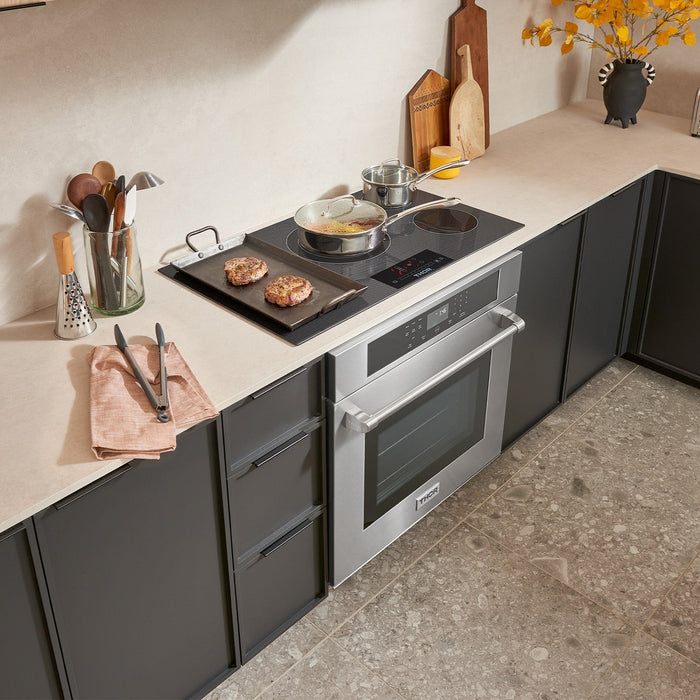 THOR Kitchen 36 In. Professional Electric Cooktop in Black, TEC36