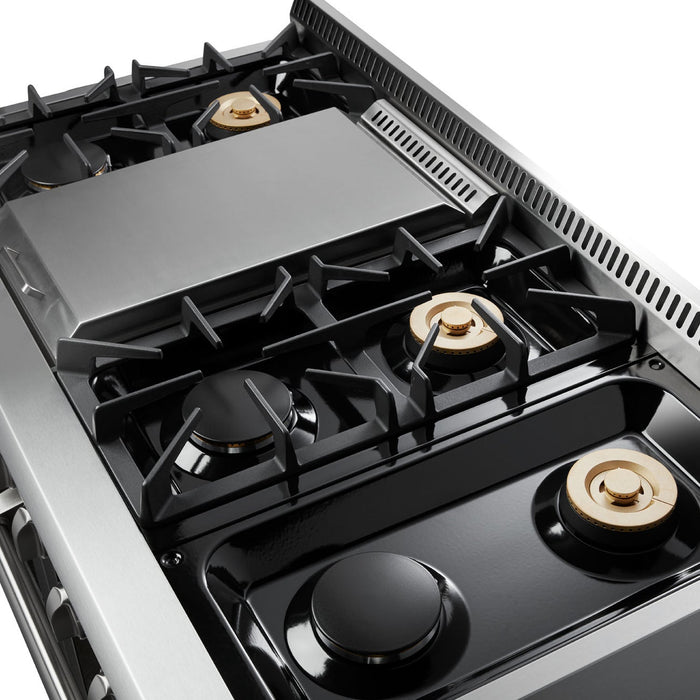 THOR Kitchen 48 in. 6.7 cu. ft. Professional Propane Gas Range in Stainless Steel, HRG4808ULP