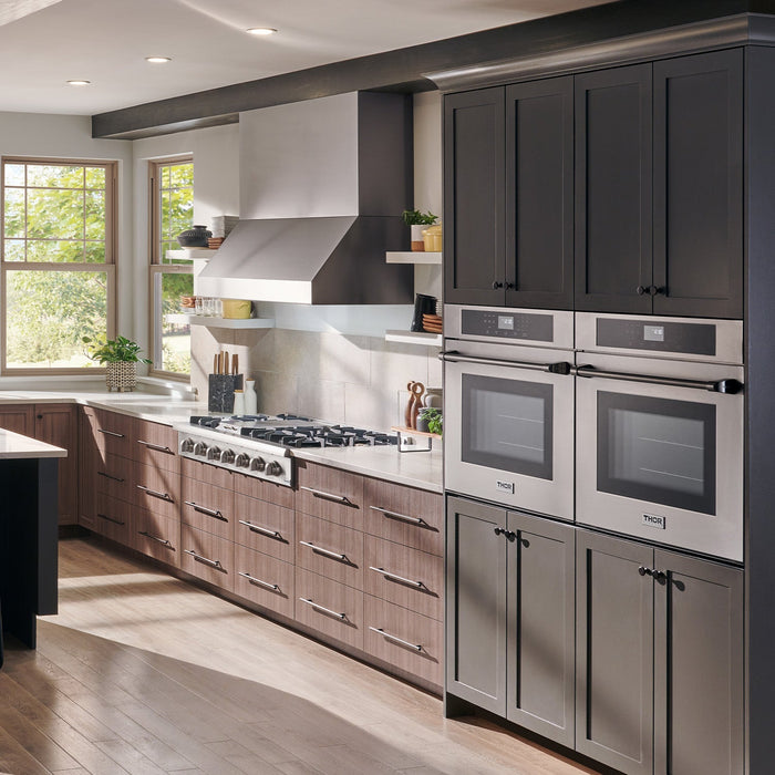 THOR Kitchen 48 in. Propane Gas Rangetop in Stainless Steel, HRT4806ULP