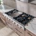 THOR Kitchen 48 in. Propane Gas Rangetop in Stainless Steel, HRT4806ULP