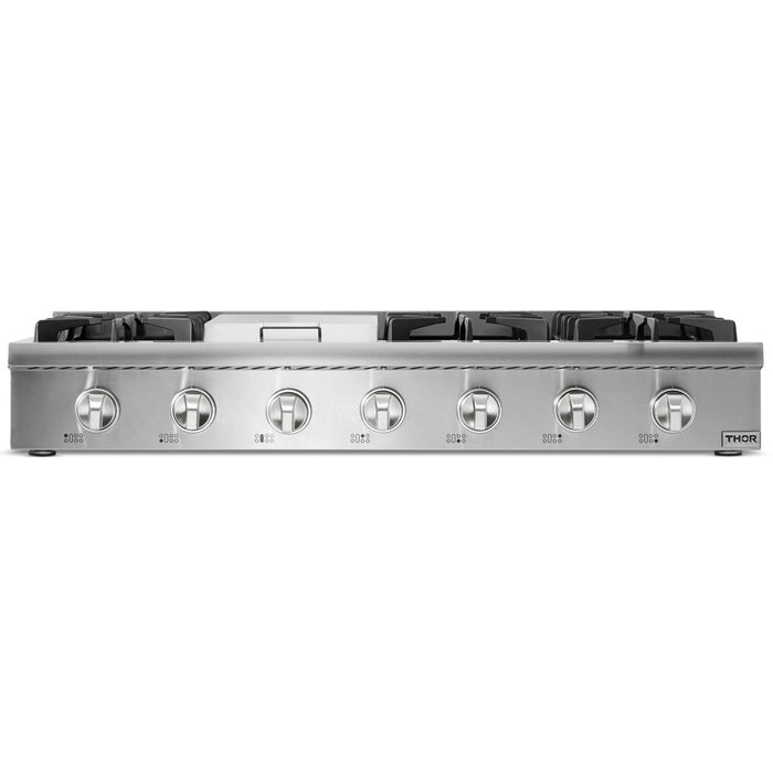 THOR Kitchen 48 in. Propane Gas Rangetop in Stainless Steel, HRT4806ULP