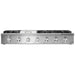 THOR Kitchen 48 in. Propane Gas Rangetop in Stainless Steel, HRT4806ULP