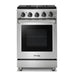 THOR Kitchen Package - 24" Gas Range and Range Hood, AP-LRG2401U