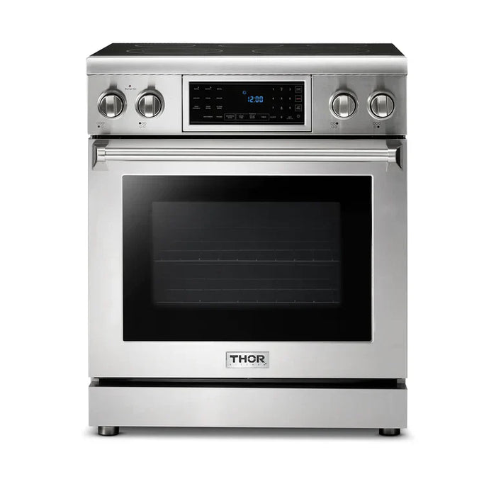 THOR Kitchen Package - 30" Electric Range, Range Hood, AP-TRE3001