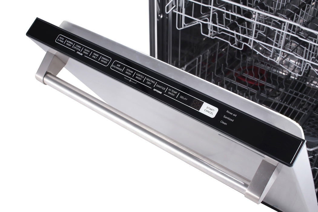 THOR Kitchen Package - 30" Electric Range, Range Hood, Microwave, Refrigerator, Dishwasher, AP-TRE3001-7