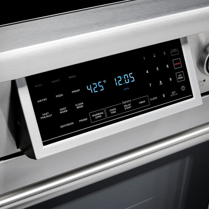 THOR Kitchen Package - 30" Electric Range, Range Hood, Refrigerator, Dishwasher, Wine Cooler, AP-TRE3001-4