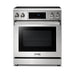 THOR Kitchen Package - 30" Electric Range, Range Hood, Refrigerator with Water and Ice Dispenser, Dishwasher, AP-TRE3001-10