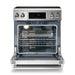 THOR Kitchen Package - 30" Electric Range, Range Hood, Refrigerator with Water and Ice Dispenser, Dishwasher, AP-TRE3001-W-7